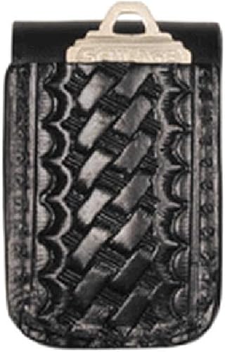 Boston Leather Correa ancha doble con ranura para llave 5498-3