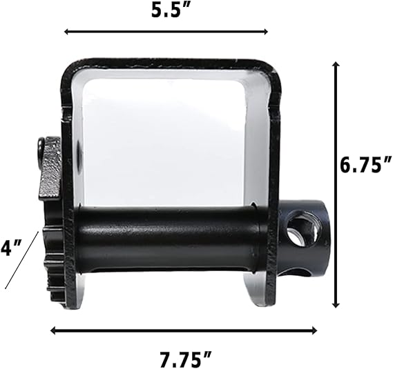 Boxer Heavy Duty Sliding Winch for Flatbed Trailer Steel Winch Tie Down Standard C Channel - 4 Pack