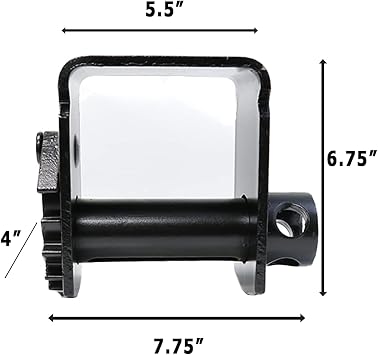 Boxer Heavy Duty Sliding Winch for Flatbed Trailer Steel Winch Tie Down Standard C Channel - 4 Pack