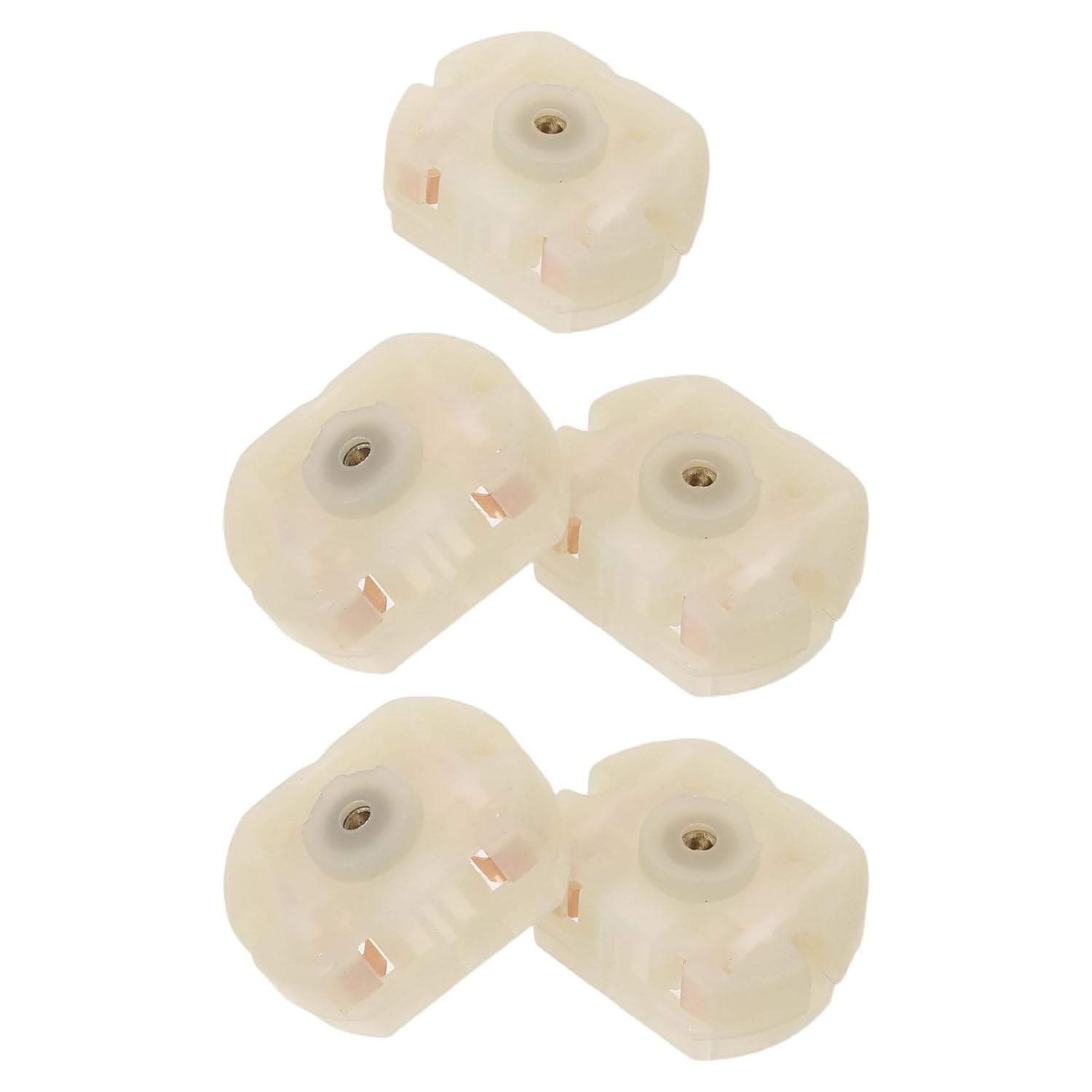 Car Door Lock Motor Plastic Alloy Carbon Brush Holder 5pcs Rear Cover Central Locking Actuator Accessory for Quick Repair and Automotive Use