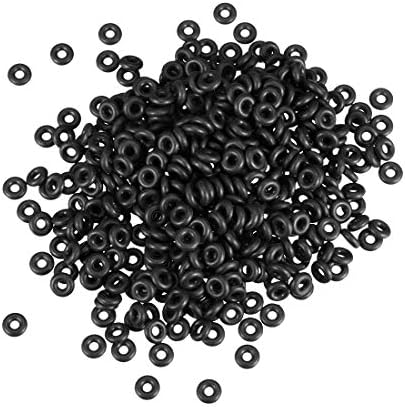 uxcell Nitrile Rubber O-Rings 6mm OD 2mm ID 2mm Width, Metric Sealing Gasket for Automotive Machine Plumbing, Pack of 500