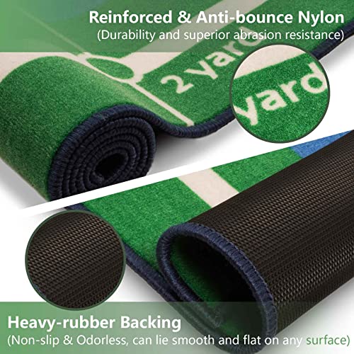 CROSSFINGERS-Alfombrilla-de-Golf-para-Poner-en-Verde-con-Control-de-Velocidad-de-3m-x05m-una-practica-de-Golf-Profesional-o-Herramientas-de-Entrenamiento-para-afilar-Tus-Habilidades-de-Poner