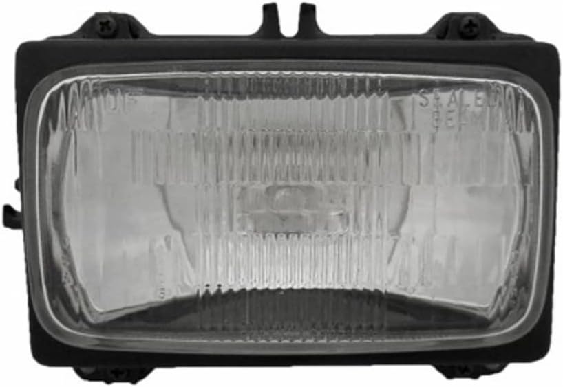 KarParts360 For Jeep Cherokee Headlight Assembly 1986 87 88 89 1990 Driver and Passenger Side | Pair Upper | Replacement For CH2500120, 4451025