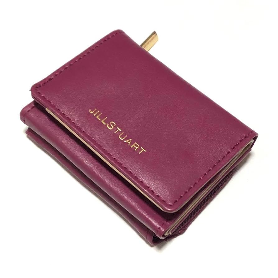 ★JILLSTUART★ Egg Pick-Up Round Wallet 3 Colors Jill Stuart Luxe Bi-Color Mini Wallet Raspberry Pink : Amazon.ca
