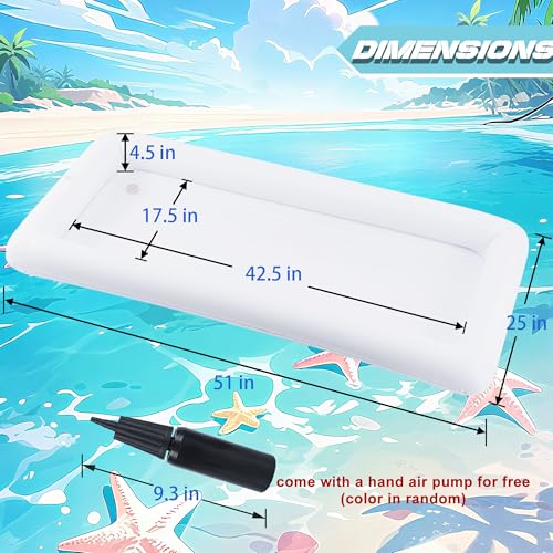 ZaaYee Inflatable Ice Serving Trays, 2 Packs, 51"x25"x4.5" by ZaaYee - Used condition - Image 2