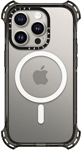 CASETiFY Funda Bounce para iPhone 15 Pro 6 veces probada contra caídas de grado militar, protección contra caídas de 21.3 pies, compatible con