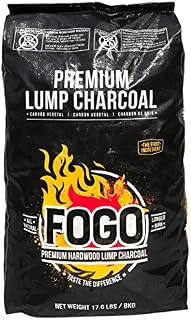 FOGO 17.6-POUND PREMIUM HARDWOOD LUMP CHARCOAL BLACK BAG