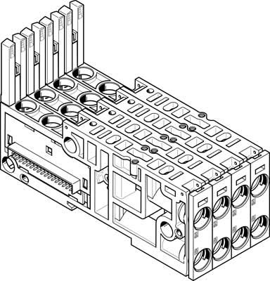 Festo 560981 Model VMPAL-AP-4X10 Sub-Base