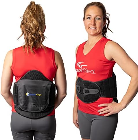 Brace Align VertebrAlign LSO Lumbar Lower Back Brace LSO0648 L0631 Herniated Degrative and Bulging Disc; Fast Pain Relief and Recovery Support for Chronic to Acute Back Pain Sciatic Spine Stenosis