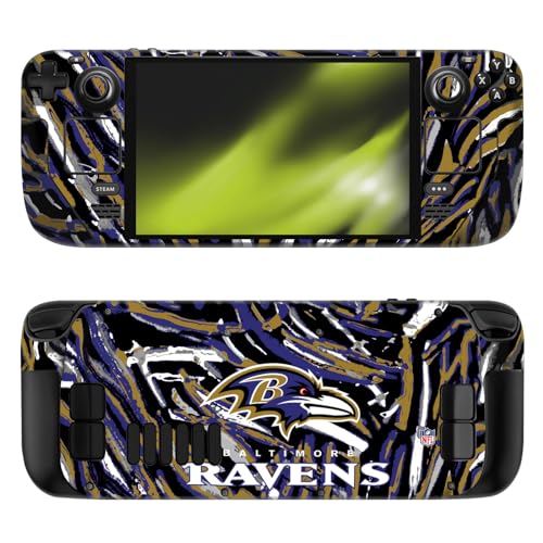 Skin Baltimore Ravens pour Steam Deck OLED par Head Case Designs