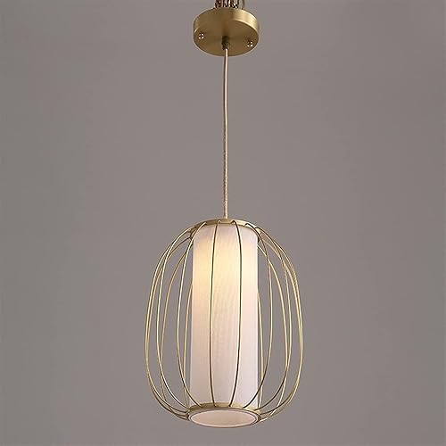 Genérico Araña moderna, Pendant Lights Single Head Japanese Style Light - Aisle Chandelier Study Copper Ceiling Fitting Fixtures Lighting V-intage
