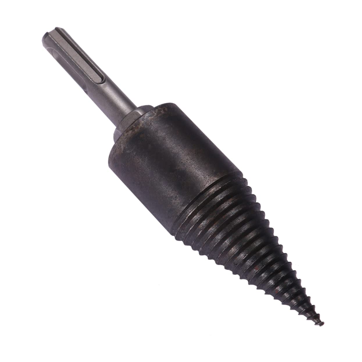 1Pc Wood Splitting Drill Bit Tool Efficient Household Chopping Tool with Skid Groove Design for Quick Wood Splitting Durable and Easy to Use