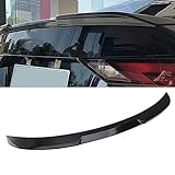 MotorFansClub Rear Spoiler Fit for Hyundai Elantra Sedan 2017 2018 H Style Trunk Lid Spoiler Wing (Glossy Black)
