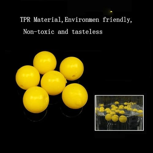 Xhope4U Simulation Fake Corn Soft Baits Ball Carp Fishing Lures Floating Baits Ball With Nice Scent For Carp Fishing,Trout Fishing,Cat Fish,Ball Shape,50 Pcs #TOP1