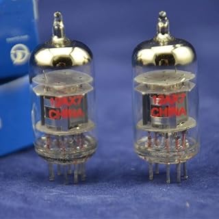 JINGERL 12AX7 Vacuum Tube 1 Pair Amplification Replace ECC83 6N4 Precise HIFI Audio