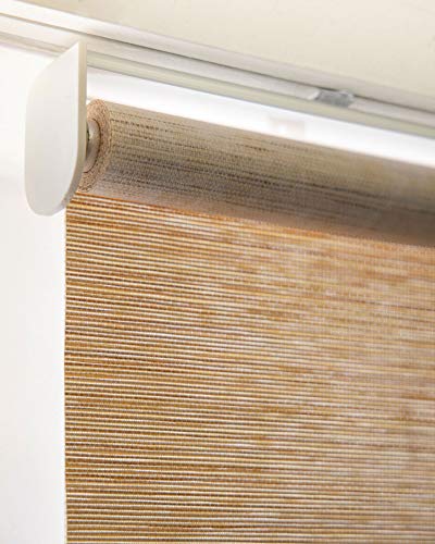 Chicology Roller Shades , Cordless Blinds , Window Shades For Home , Roller Window Shades , Window Treatments , Door Blinds , Light Filtering Shades , Felton Cream (Natural Woven) , 36"W X 72"H #TOP5