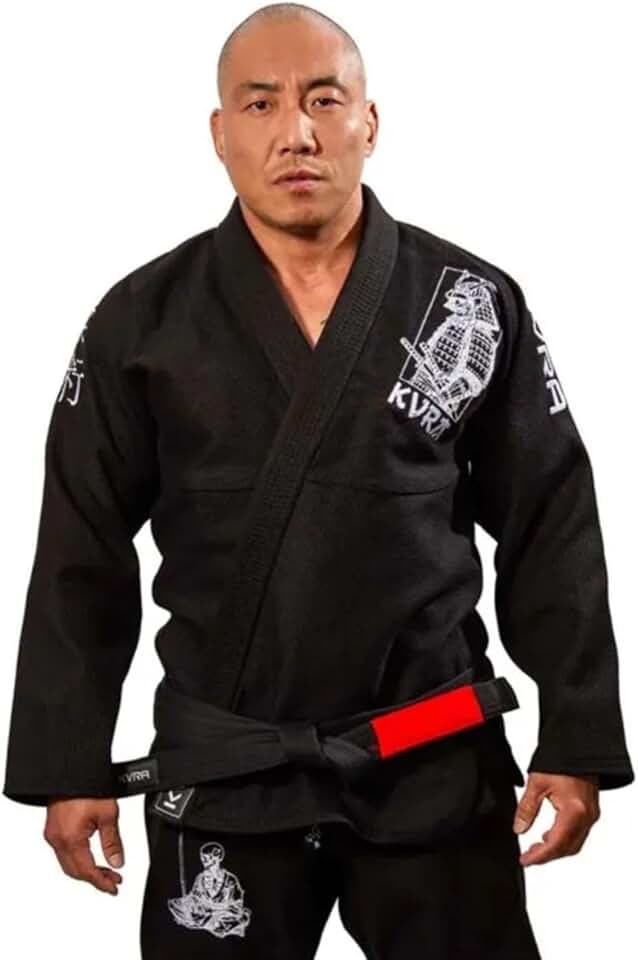 Kimono de Jiu Jitsu KVRA Samurai Preto A1