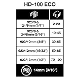 Rapesco 1276 ECO HD-100 Zszywacz Do Dużych Obciążeń, Pojemność 100 Arkuszy