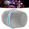Replacement Mic Grille Metal Microphone Mesh Ball Head with Built in Inner Foam Filter, for Beta87A Mic and Other Models #5