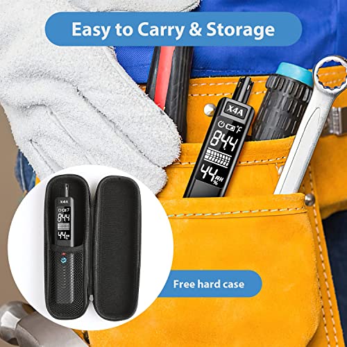 Seesii 3-In-1 Combustible Gas Leak Detector, Temperature(℉& Humidity Lcd Display Explosive Gas Sniffer, Battery Powered 300-10000Ppm Propane And Natural Gas Detector, Sound And Light Alarm Analyzer #TOP6