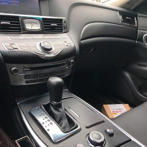 Autocollant fibre de carbone Infiniti Q70 M37 M25 look intérieur chic - 7