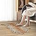 MACEVIA Leopard Rug Cheetah Print Rugs Western Decor for Living Room Bedroom Faux Animal Area Carpet Non-Slip 43.3