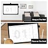Desk Calendar 2026 Jan to Dec with Plastic Cover, Large Desktop Calendar 12x17 with to-do List, Wall Calendar Leather Hard Back, Large Ruled Block, Monthly Flip, Desk Decor, Office Supplies, Black