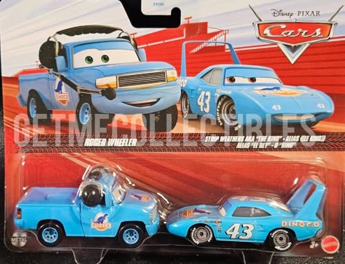 Disney Pixar Cars 2 1:55 Die-Cast Roger Wheeler & The King