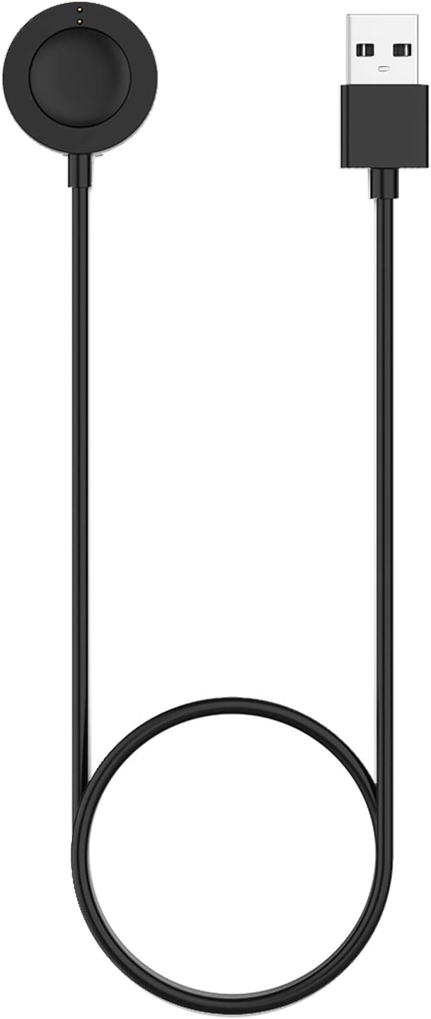 Compatible with Michael Kors Access Gen 5 Lexington/Bradshaw and Gen 4 Runway/Sofie/MKGO, 3.3ft Replacement Rapid Magnetic Charger for Michael Kors Gen 4/Gen 5 Smart Watch (Black)