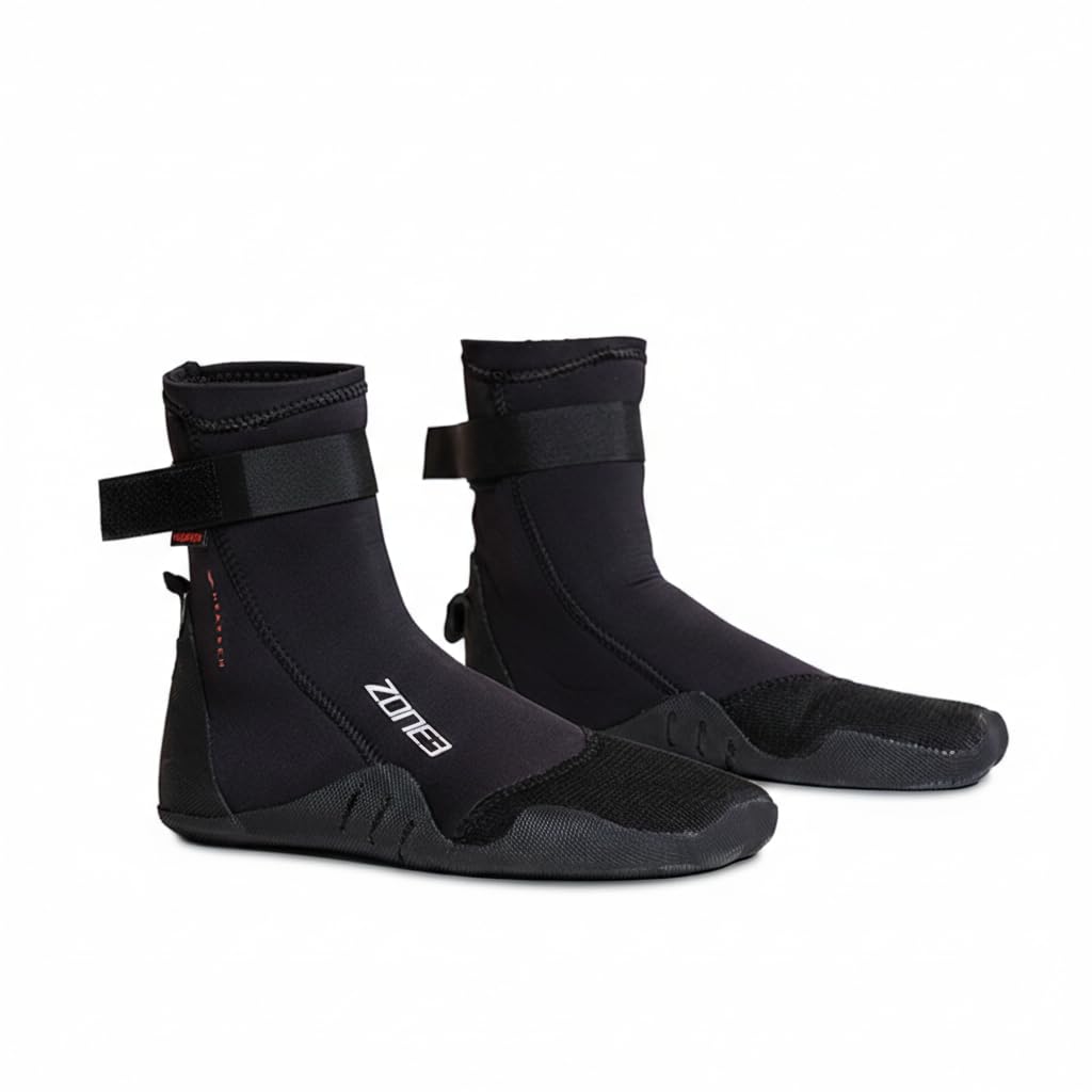 ZONE3 Heat-Tech Dura Schwimmschuhe, 4 mm, Neopren, isoliert, Wassersportschuhe