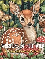 Whispers of the Wild - A Tranquil Coloring Retreat: Wildlife & Whimsical Creatures Coloring Pages, Woodland & Forest Landscape Scenes, Beautiful ... Coloring Book for Stress Relief & Relaxation B0CY2T6VWF Book Cover