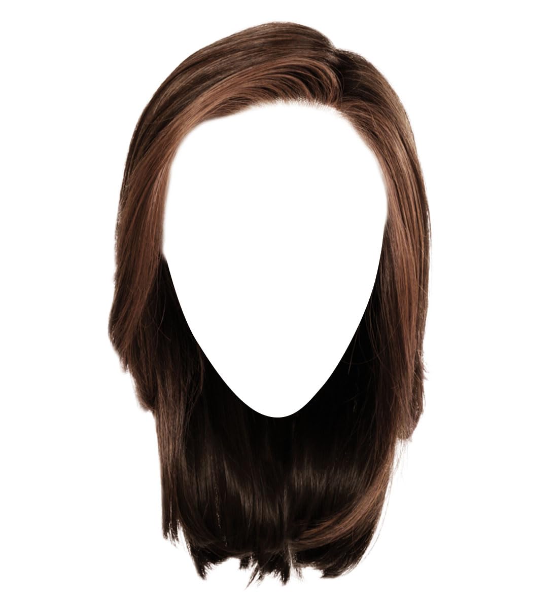 GABOR OWN THE ROOM Long Layered Mid-Length Wig, Easy to Care For Designer Series by Hairuwear, Large Cap Size, GF4-6 Black Coffee
