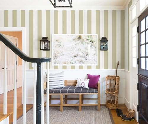 Erfoni 17.7"x394" Brown and White Peel and Stick Wallpaper - Self Adhesive Modern DIY Contact Paper - Removable Wallpaper for Laundry Room and Countertop Covering Vinyl Roll by Erfoni - Image 2