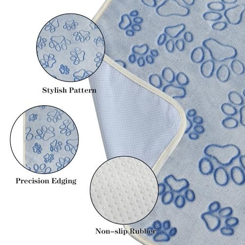 Image of Qeils Reusable Puppy Pads, 2 Pack Washable Pee Pads for Dogs, Non Slip Wee Wee pad, Absorbent and Leakproof Training Mats for Potty, Crate, Playpen, Bed, Sofa, 28 inchx 42 inch