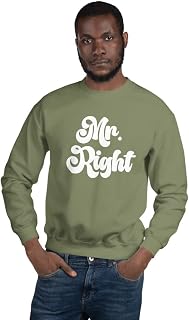 Mr. Right Sweatshirt Wedding Gift Honeymoon Sweater Just Married