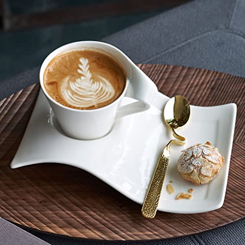 Villeroy & Boch NewWave Caffé Collection Small Cappuccino Cup, Premium Porcelain, Made in Germany, 5 x 3.75 x 3.25 in, 5 oz Capacity, Rich, Creamy White by Villeroy & Boch - Image 4