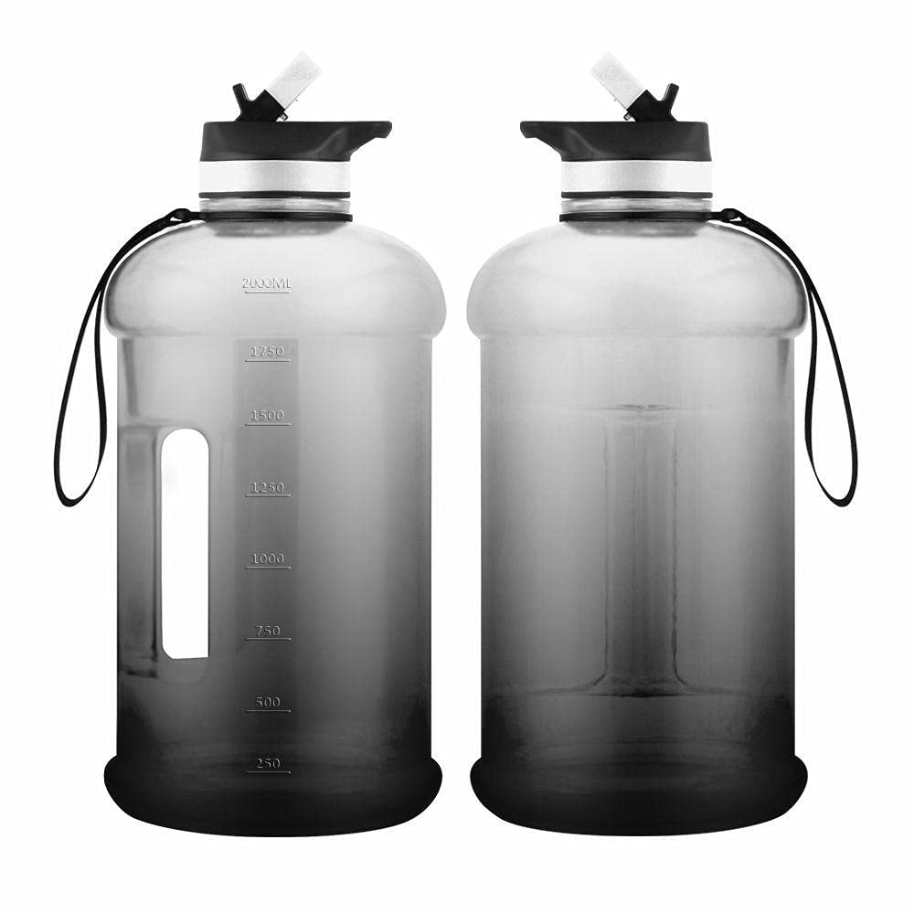 Buy BLOOMS Half Gallon Water Bottle Sports Water Bottle with Strap