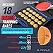 JOOLA Tour Competition Carrying Case - Ping Pong Paddle Set Includes 2 ITTF APPROVED Python Table Tennis Paddles & 18 40mm 3 Star Tournament Ping Pong Balls - High Density Case with EVA Foam Lining