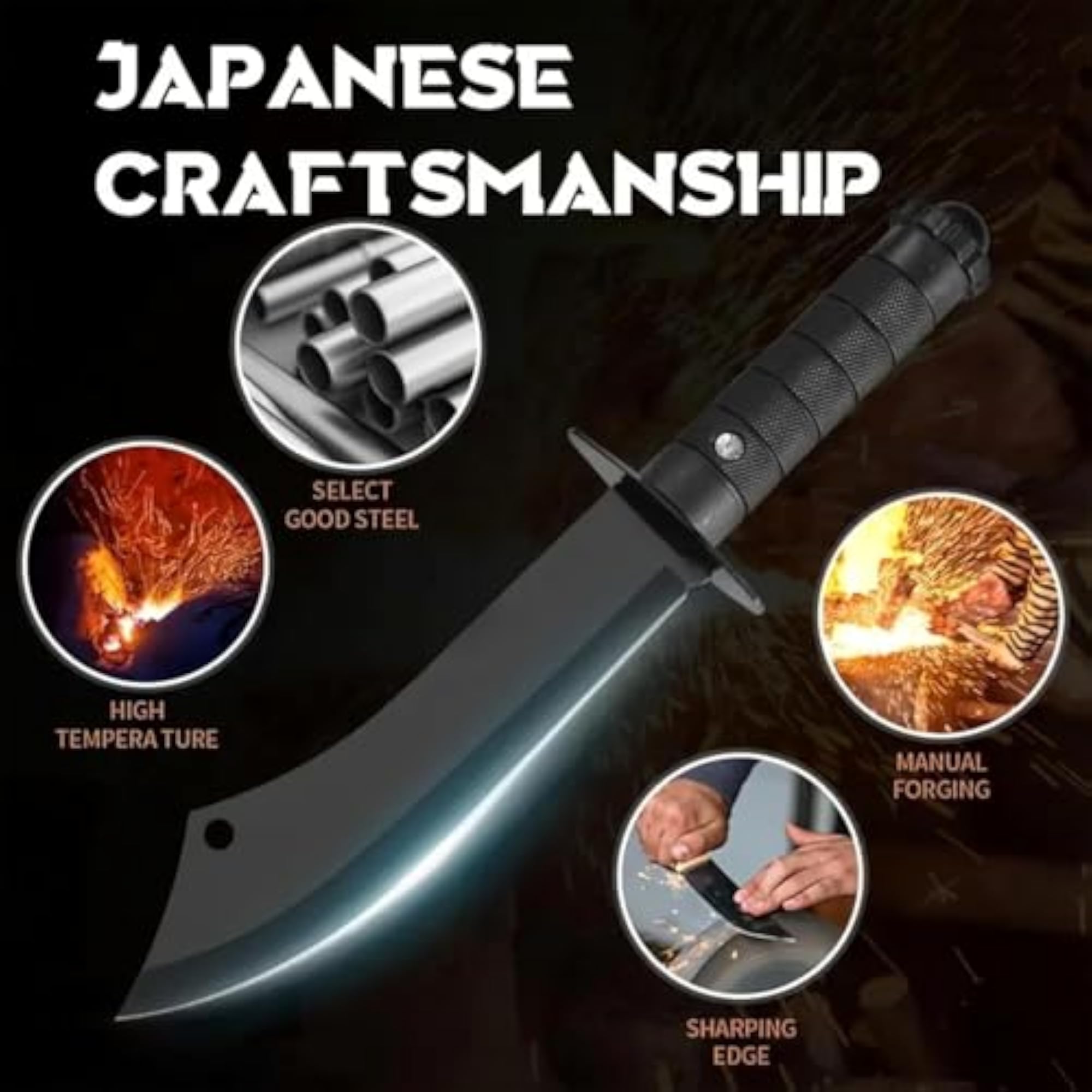 Heavy Duty Stainless Steel Meat Chopping Knife