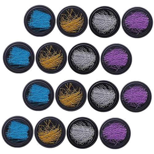 VALICLUD 16 Boxes Nail Art Metal Wire Threads for DIY Manicure Decorations Nail Design Accessories