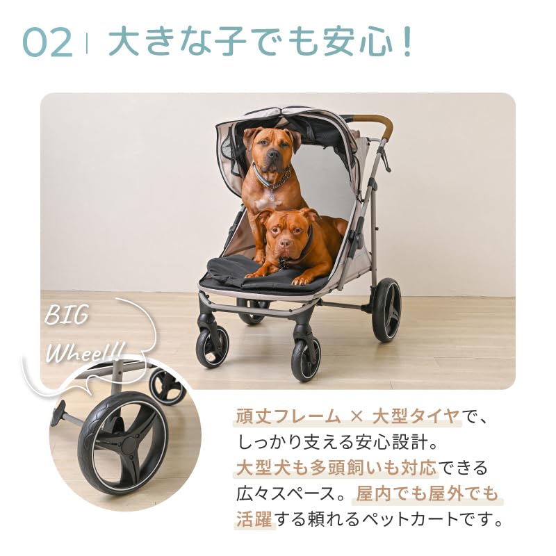 Amazon.co.jp: Wanyanya（わにゃにゃ）GOGO MEGAバギー 大型犬対応