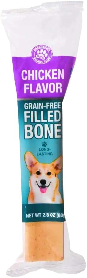 GKC Dog Bone Chicken Flavor Grain Free Fill 2.8oz Made in USA PB