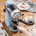 QJRGUY Espresso Household Small Stainless Steel Commercial Automatic Coffee Machine with Milk Frother Wand, Easy to Install and Clean Up, - Image 5