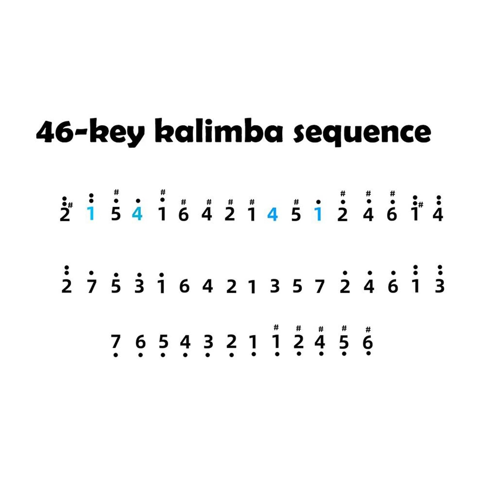 Kalimba For Beginners Kalimba 46 Keys 3 Layer Thumb Piano Portable Professional Finger Piano Ebony Wood Kalimbas Keyboard Instruments(Style 1)