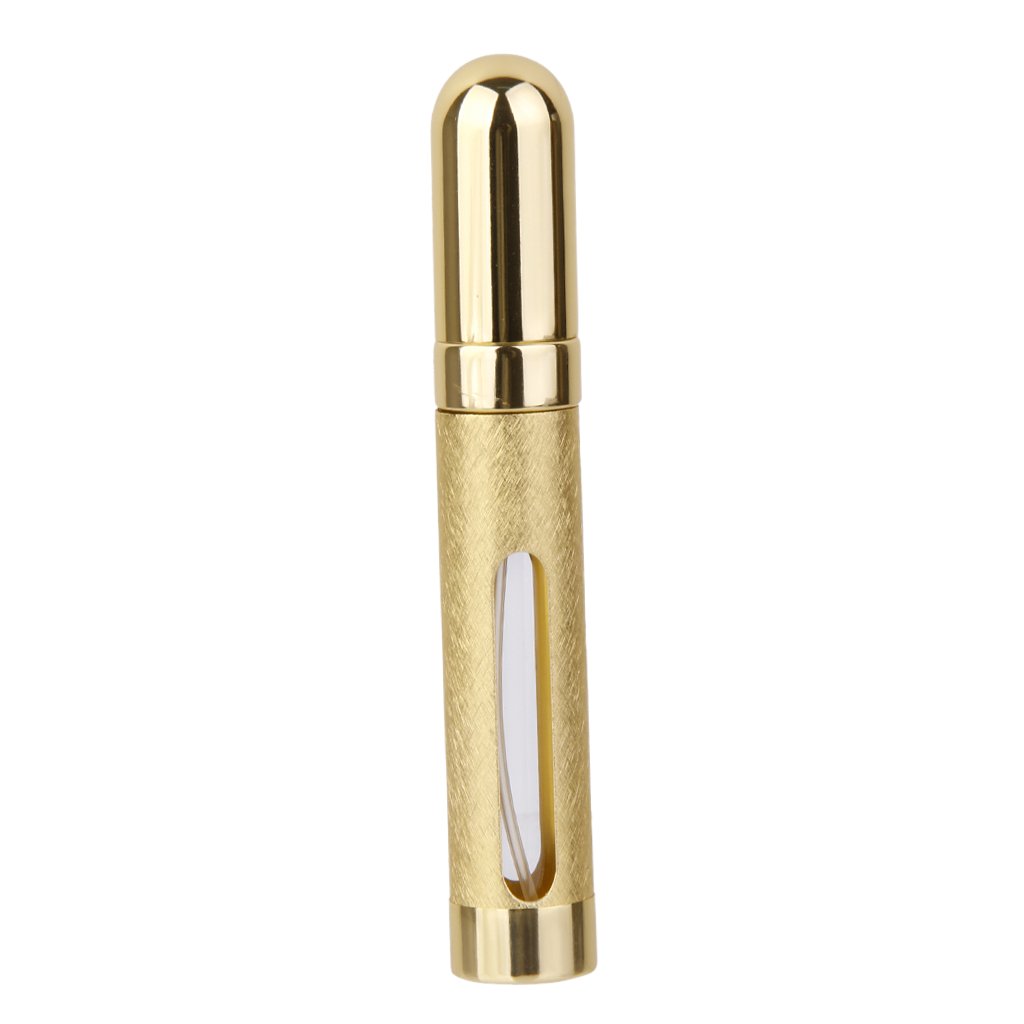 Imported 5pcs 12ml Travel Portable Mini Refillable Perfume Atomizer Pump Bottle -Gold-image-40