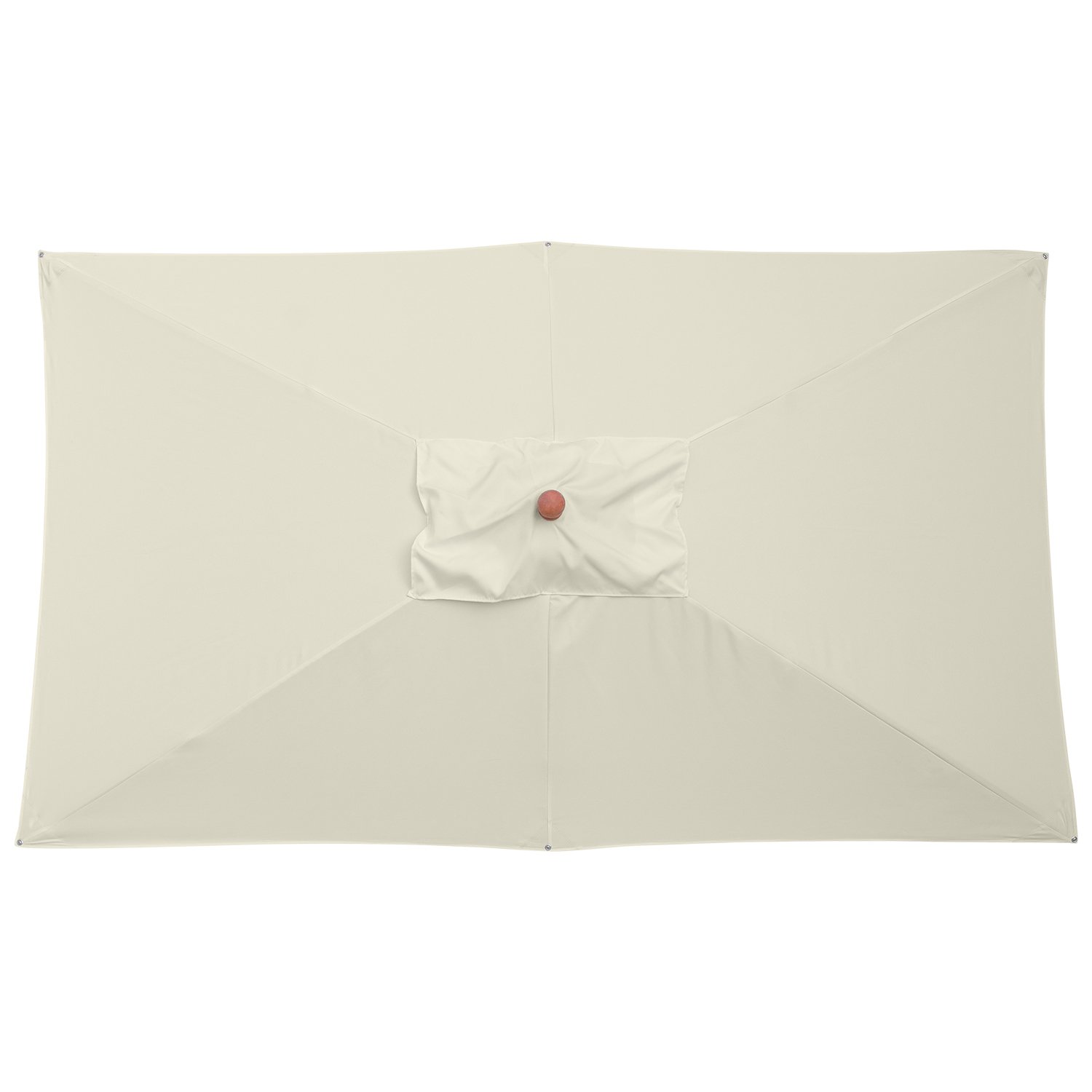 anndora Sonnenschirm 2,5 x 1,5 m eckig Gartenschirm Knicker mit Knickgelenk - Farbwahl