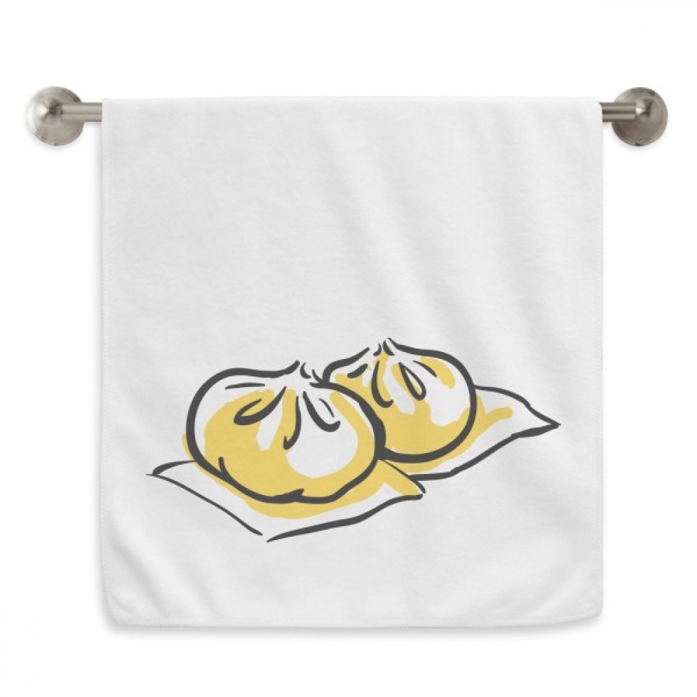 Serviettes Moelleuses Motif Plat Chinois pour un Séchage Ultra Doux