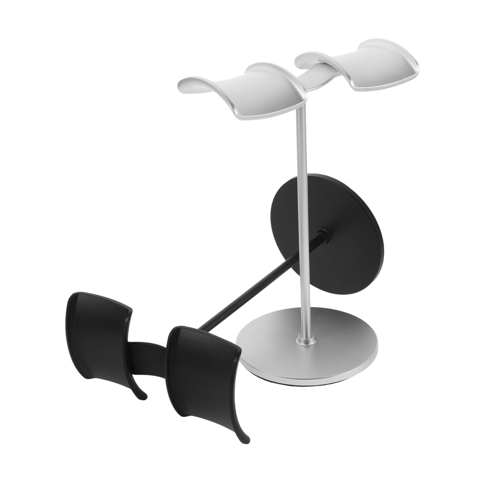 Support pour Casque Audio, Support de Casque en Plastique, Rangement Bureau Gaming, Lot de 2, Surface Lisse, Pratique pour Chambres D’étude et Hôtels