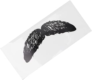 Autocolantes para bigode, autocolantes para barba, autocolante portátil encantador prático para homem para depilar o nariz feminino