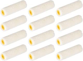 uxcell Paint Roller Cover 3 Inch 76mm Mini Wool Brush for Household Wall Painting Treatment 12pcs